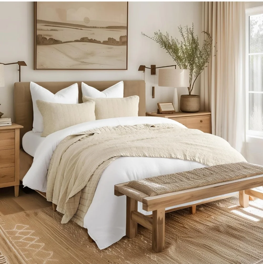 EVERGRACEHOME Stonewashed Cotton Quilt Set King Size, Ultra Soft Oversized Bedsp